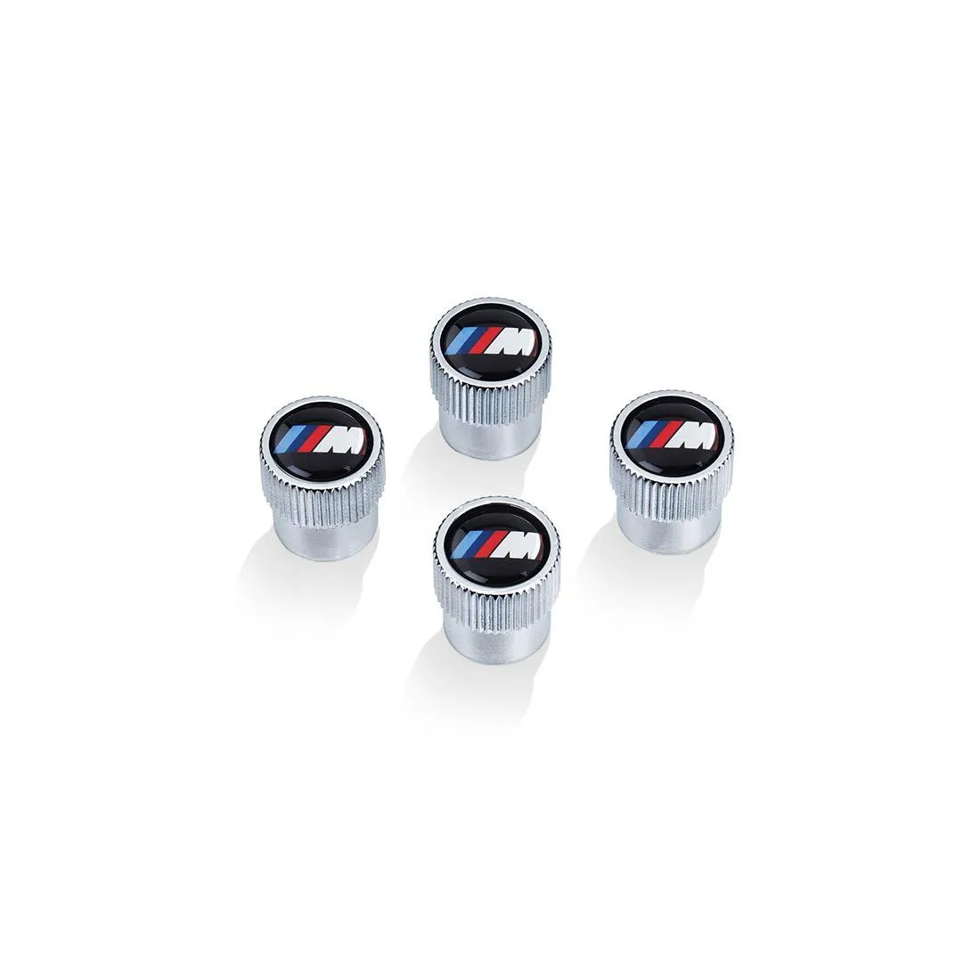 BMW M Logo ABS Valve Stem Caps, Chrome