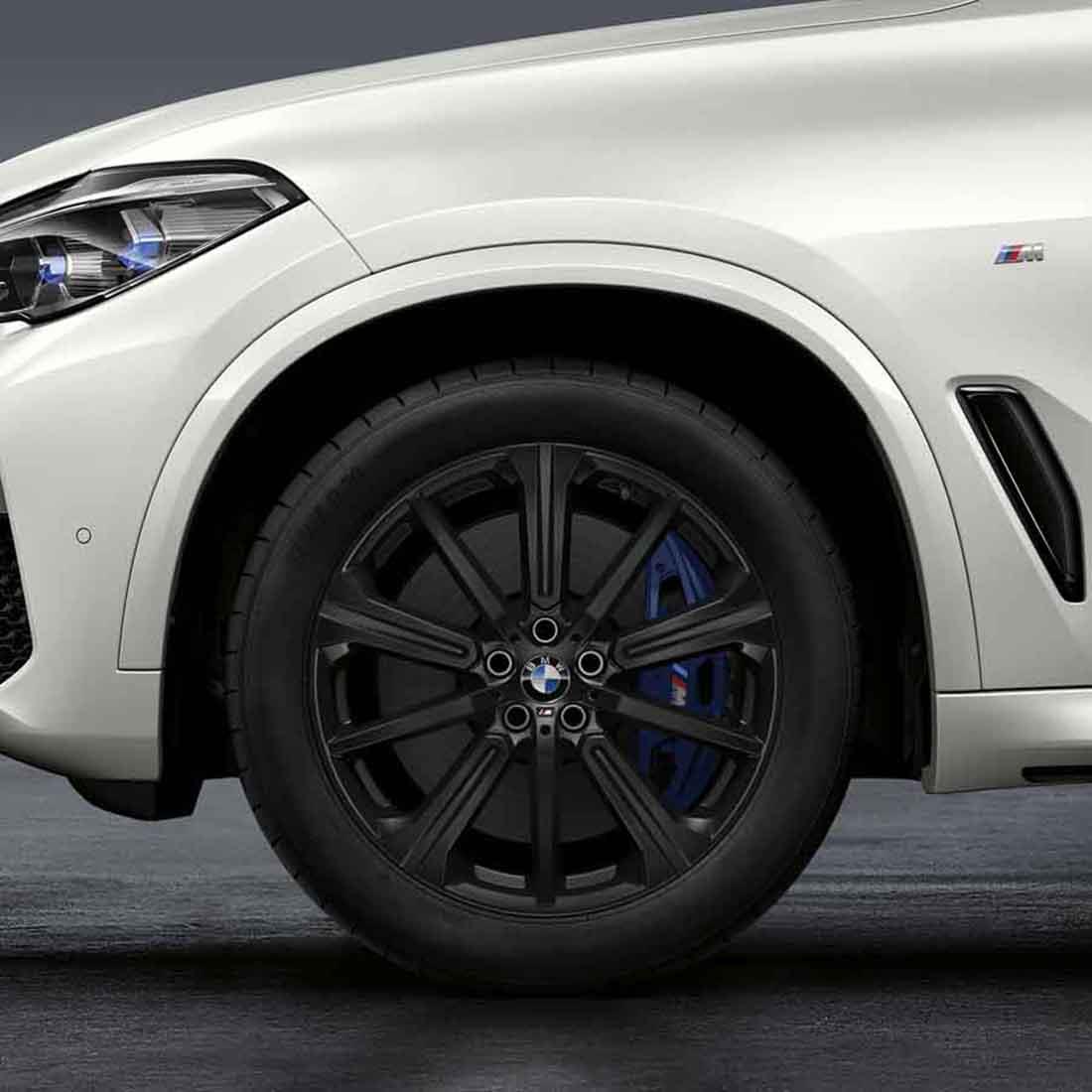 M Performance 20 Inch Style 748M Black Cold Weather Wheel and Tire Set