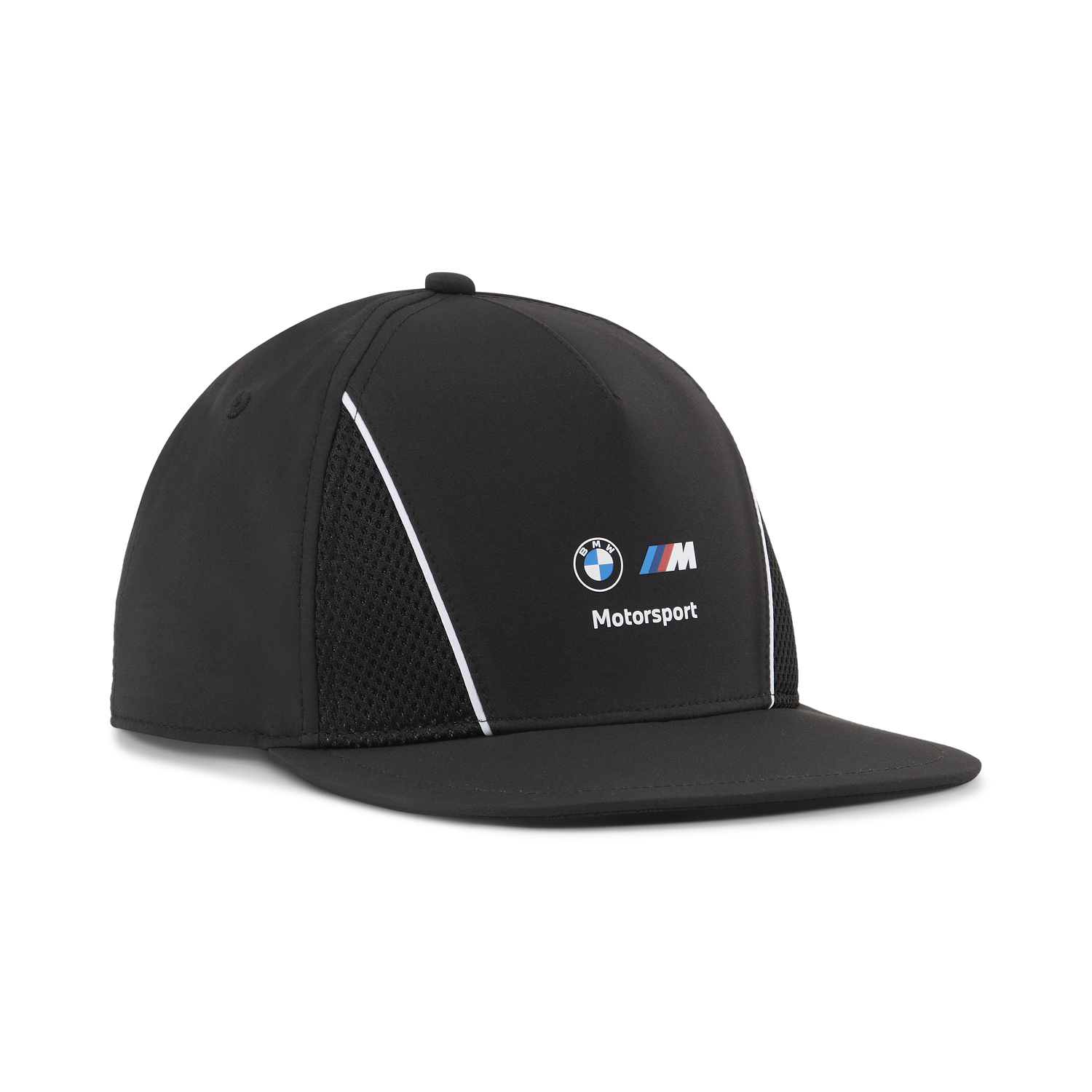 BMW M Motorsport Flat Brim Cap - Puma Black