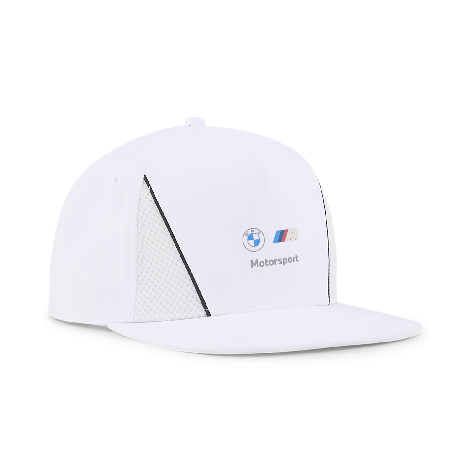 BMW M Motorsport Flat Brim Cap - Puma White