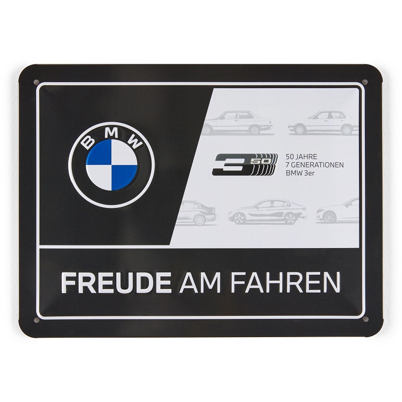 BMW 'FREUDE AM FAHREN' Metal Sign