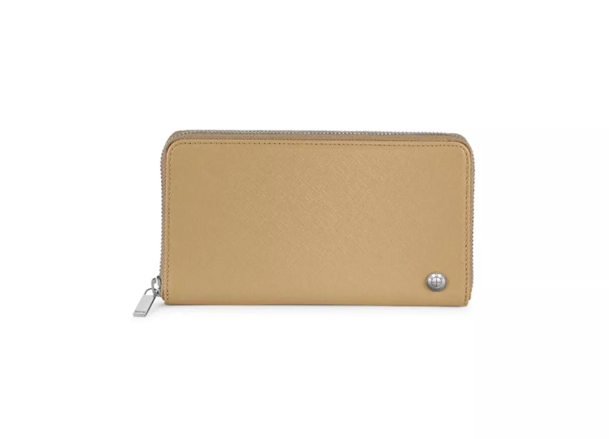 BMW Fashion Wallet, Large (Sand/Orange)