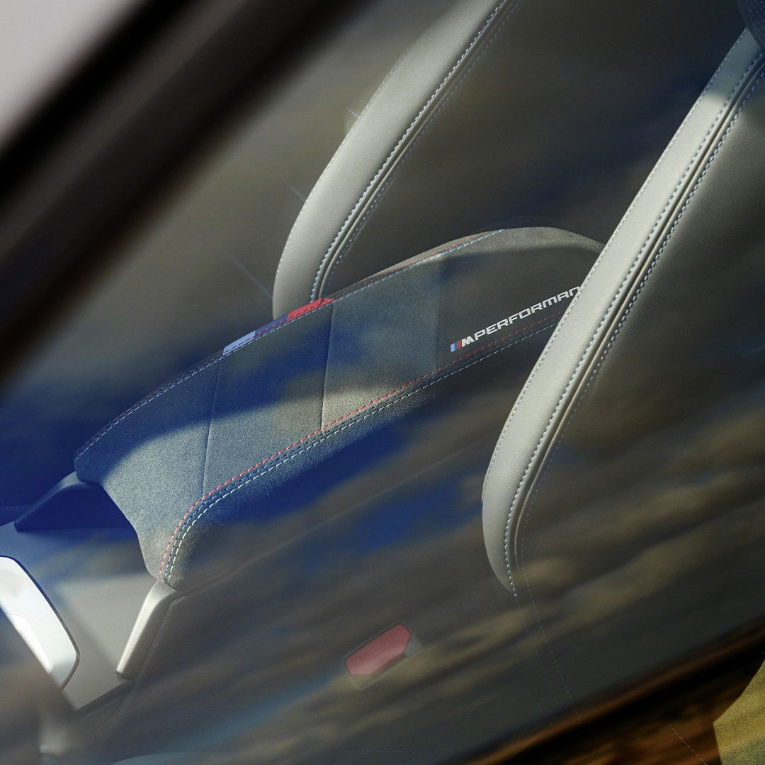 BMW M Performance Armrest in Alcantara
