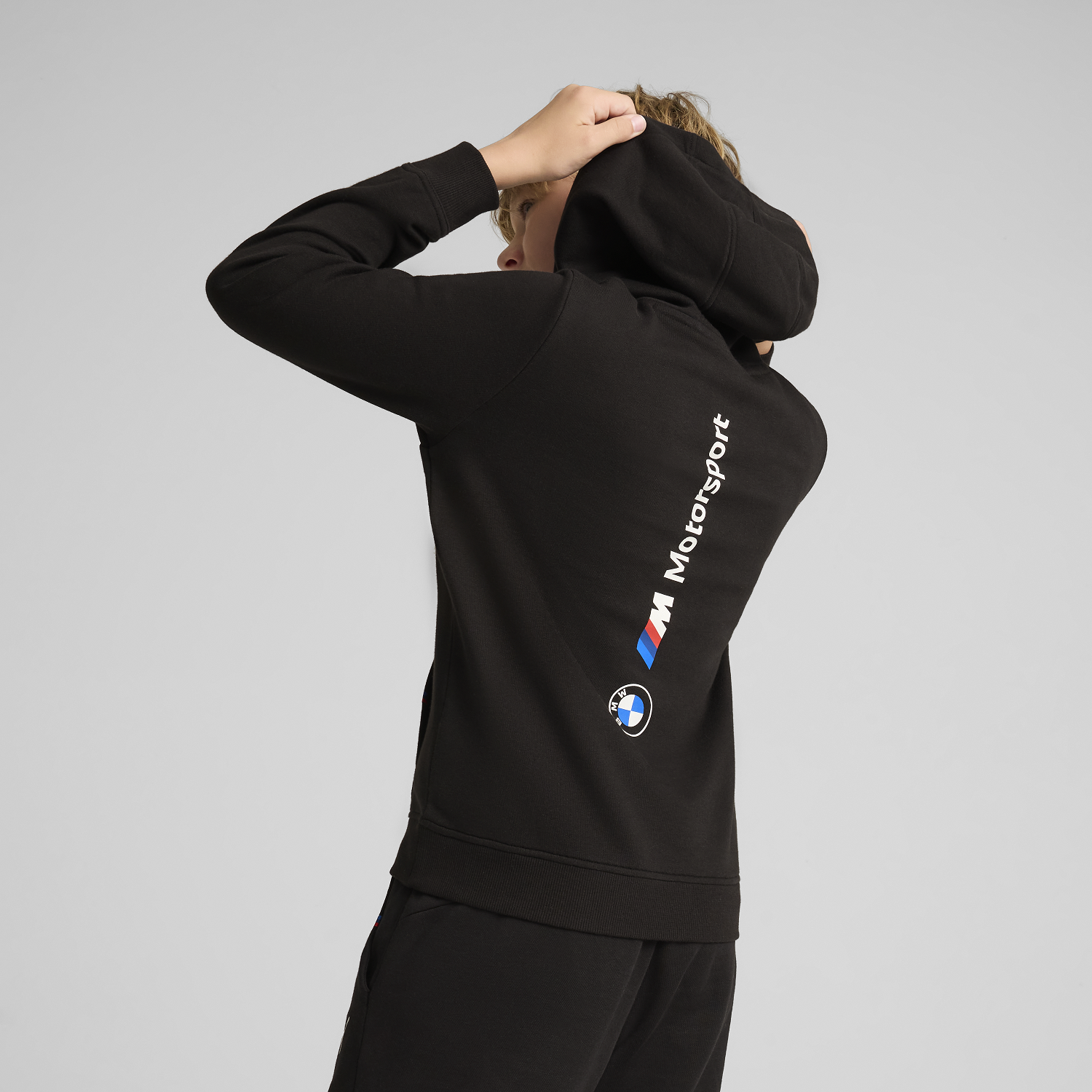 BMW M Motorsport Kids ESS Hoodie FT - Puma Black