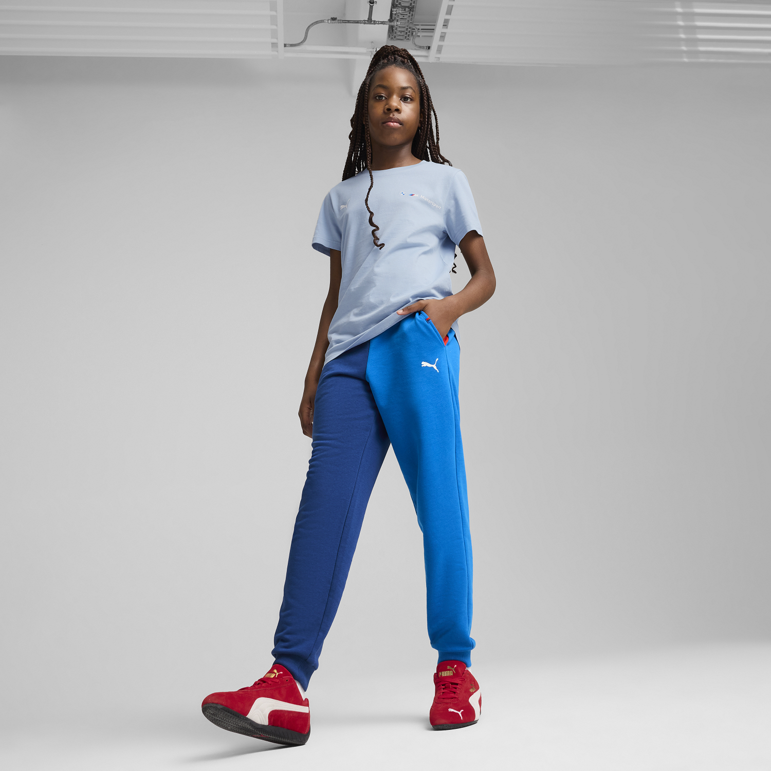 BMW M Motorsport Kids ESS Pants - Pro Blue-M Color