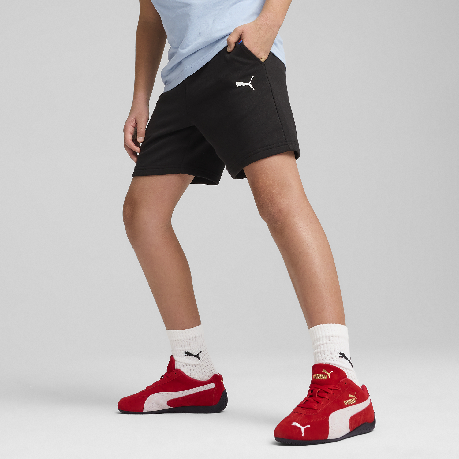BMW M Motorsport Kids ESS Shorts FT  - Puma Black