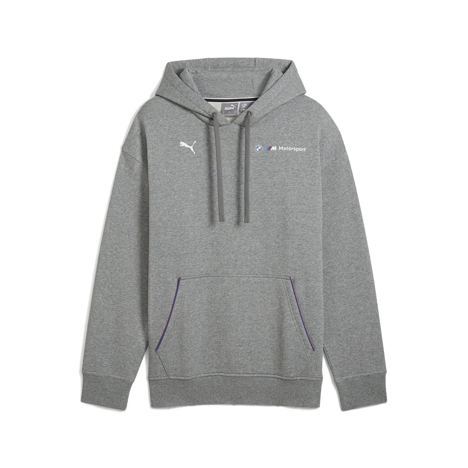 BMW M Motorsport ESS+ Hoodie Fleece - Medium Heather Gray