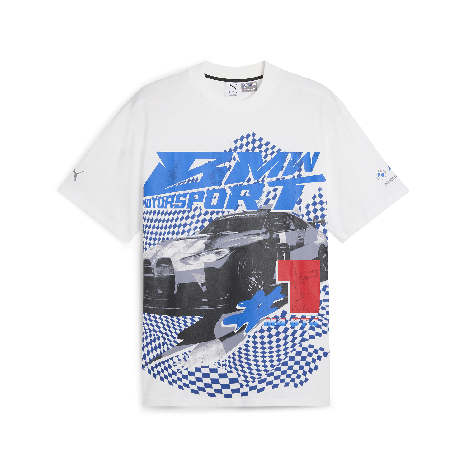 BMW M Motorsport Big Graphic T-Shirt - Puma White