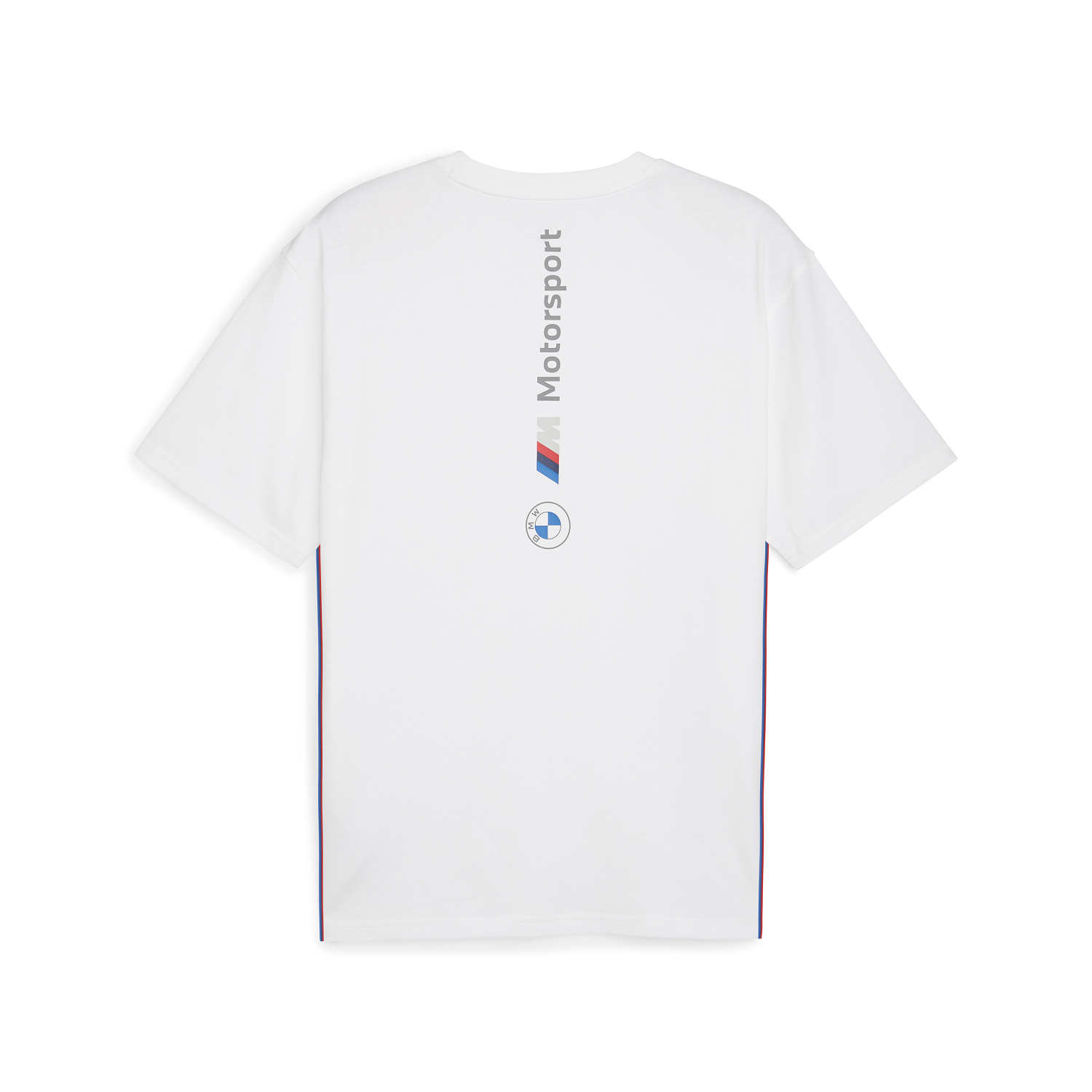 BMW M Motorsport ESS+ Logo T-Shirt - Puma White 2 BMW M Motorsport ESS+ Logo T-Shirt - Puma White