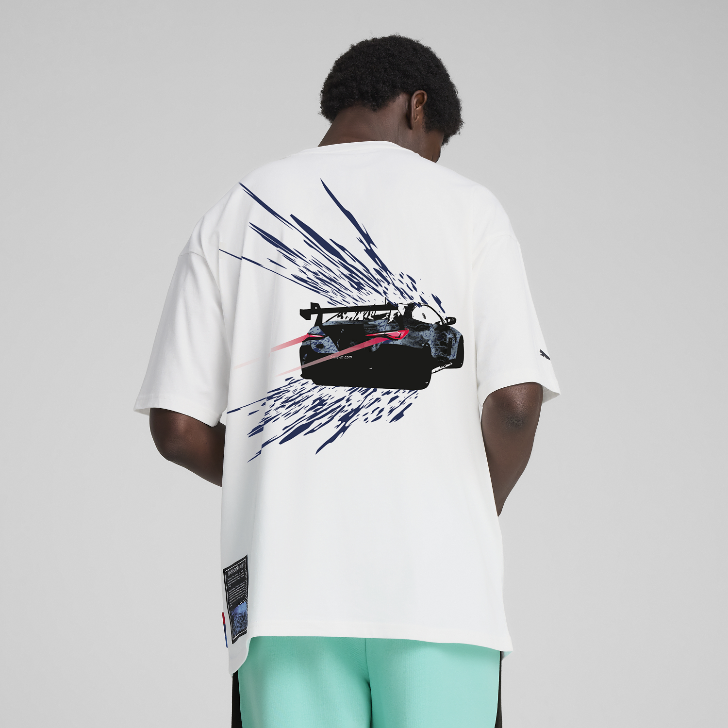 BMW M Motorsport Colorsplash T-Shirt - Puma White