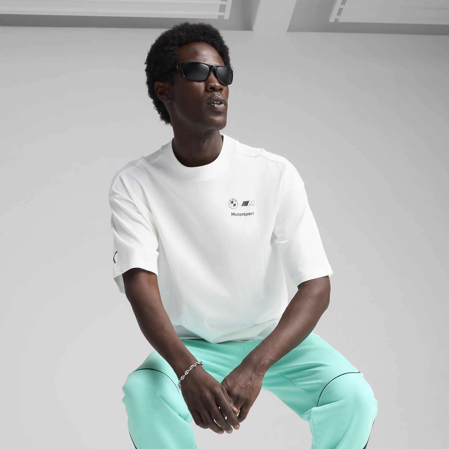 BMW M Motorsport Colorsplash T-Shirt - Puma White