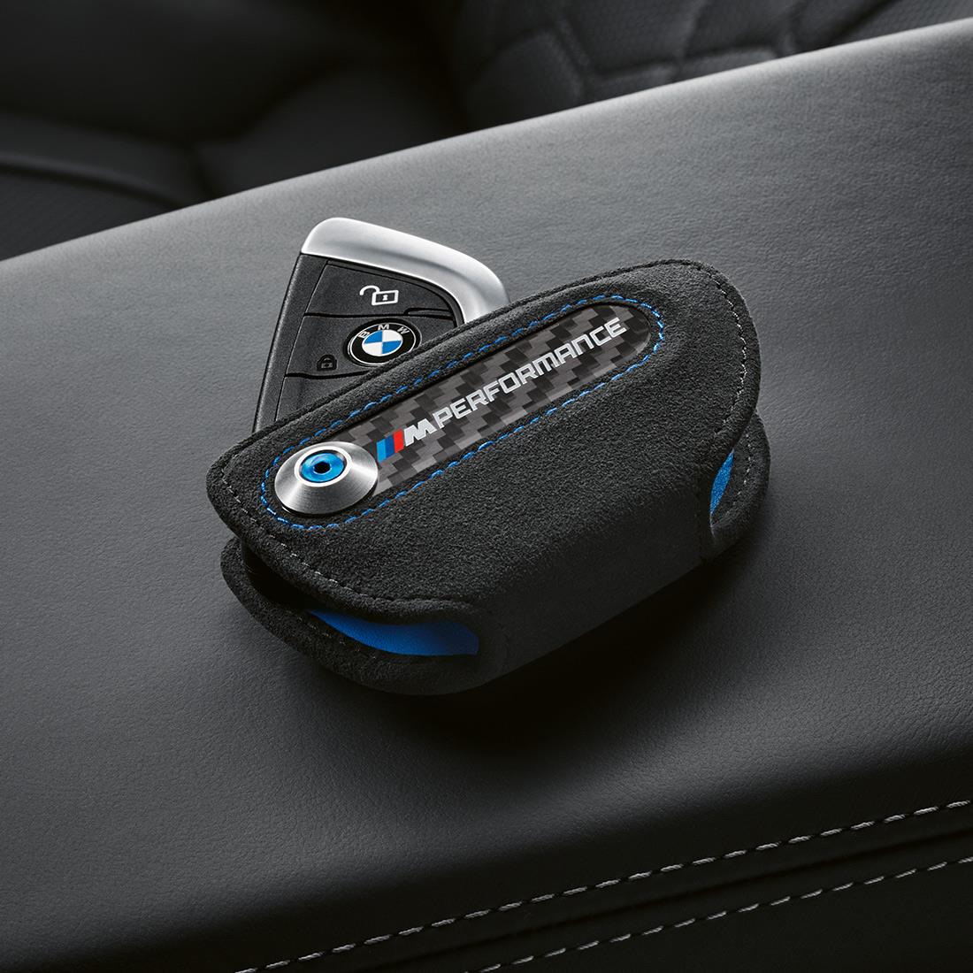 BMW M Performance Key Case in Carbon Fiber/Alcantara